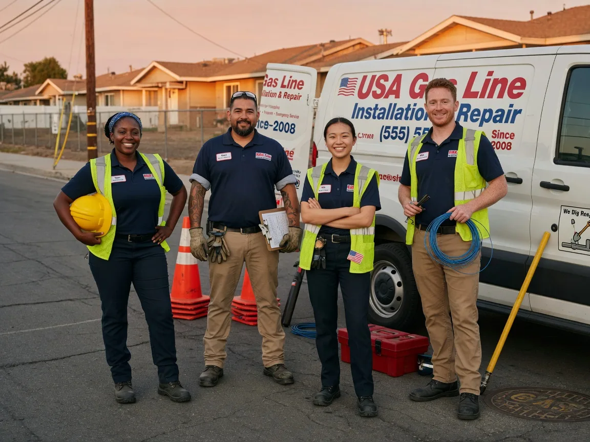 Gas Line Installation company in Regent, ND